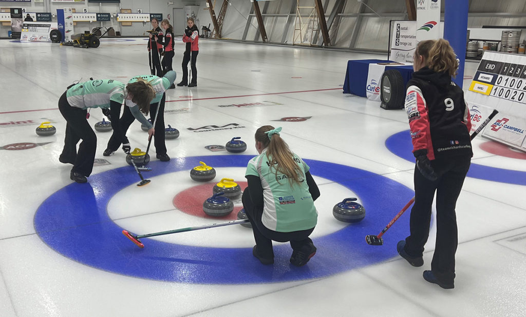 Day Of The Bc U Curling Championships Gold Medal Time Curl Bc