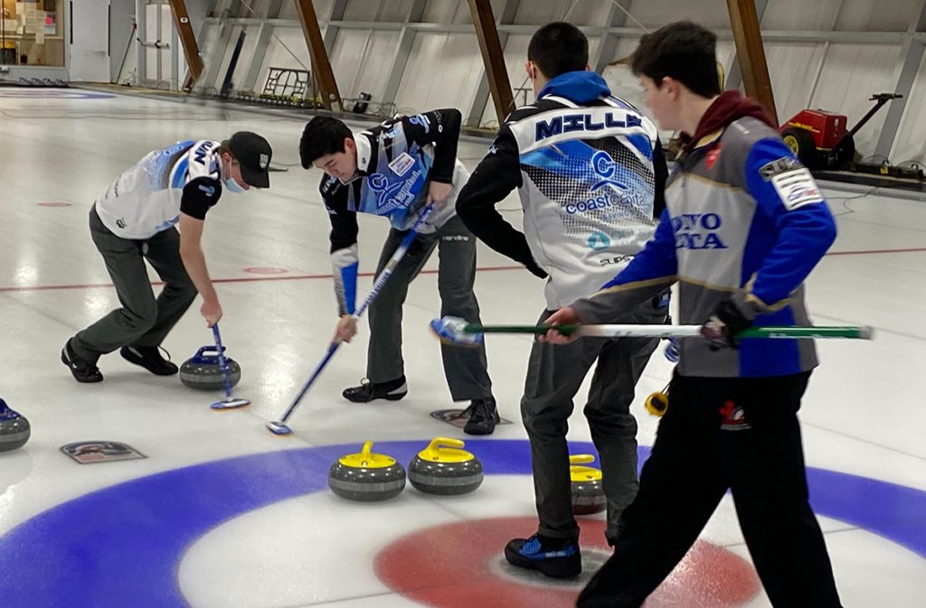 Day 4 of the BC U21 Curling Championships into the playoffs Curl BC