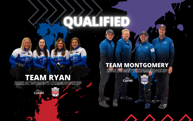 Team Ryan and Team Montgomery Qualify for 2025 BC Men’s & Women’s