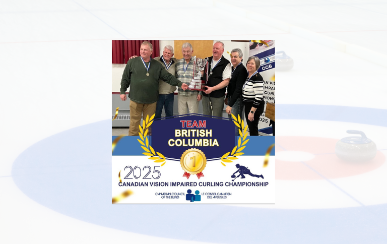 Team BC Won Canadian Vision Impaired Curling Championship